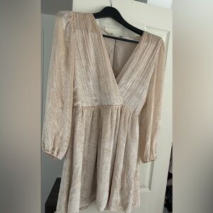 Alice + Olivia Cream Dress